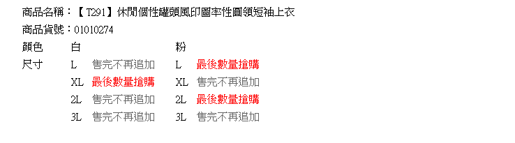 圖案短T--休閒個性罐頭風印圖率性圓領短袖上衣(白.粉L-3L)-T291眼圈熊中大尺碼