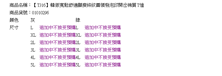 大學T--韓版寬鬆舒適顯瘦條紋圓領發泡印開岔棉質T恤(灰.綠L-3L)-T316眼圈熊中大尺碼◎